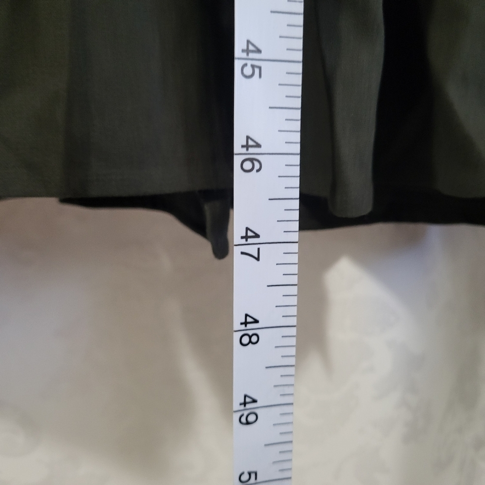 NWT City Chic Women Dress Lafayette,  Size XL/22,  Green, Linen Blended, Office - Picture 13 of 16